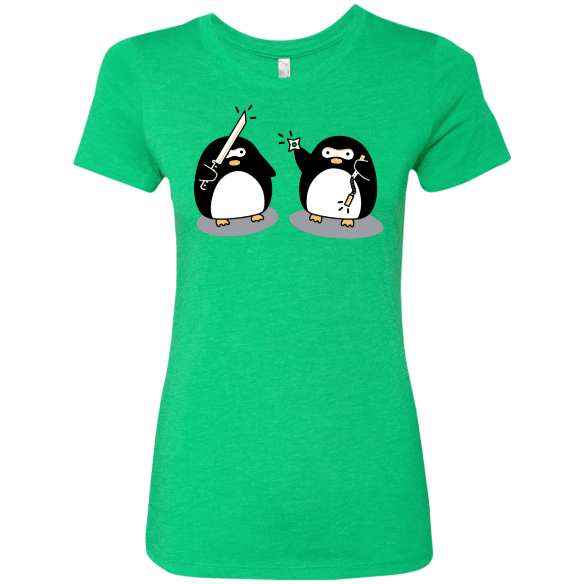 Cute Ninja Penguins Women’S Triblend T-Shirt