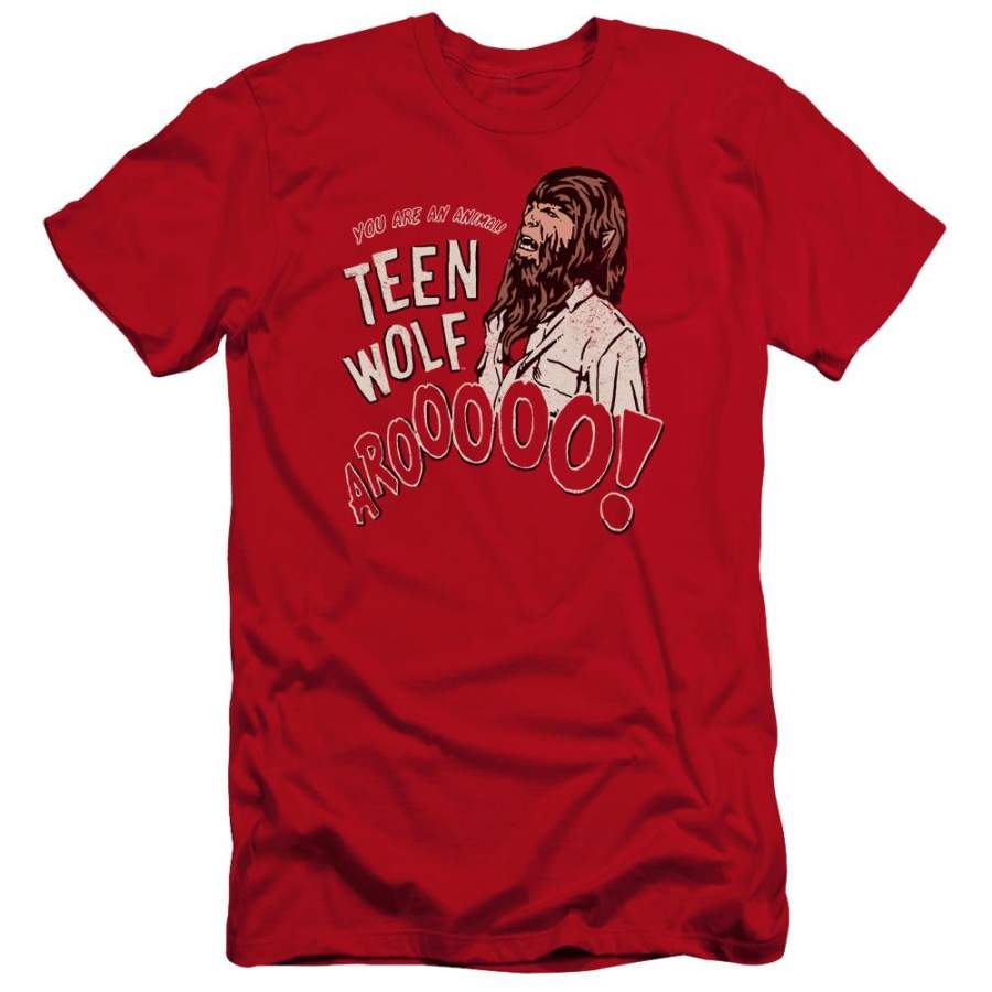 Teen Wolf Animal Men’s Premium Slim Fit T-Shirt