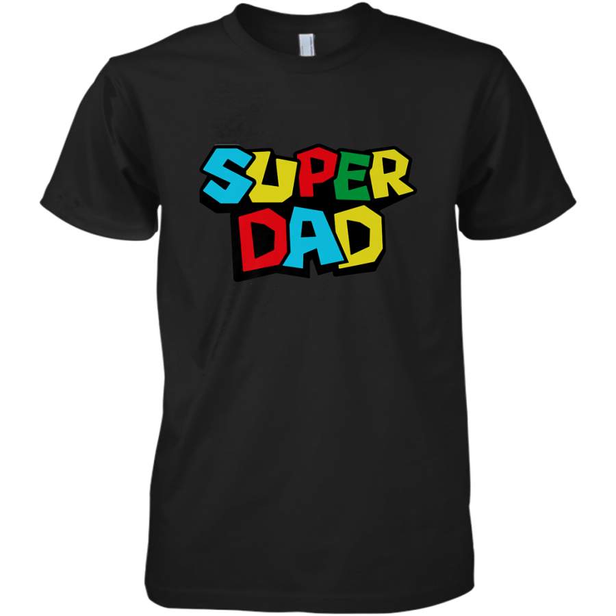 Super Dad like a Mario’s classic bros vintage and classic Men’s Premium T-Shirt