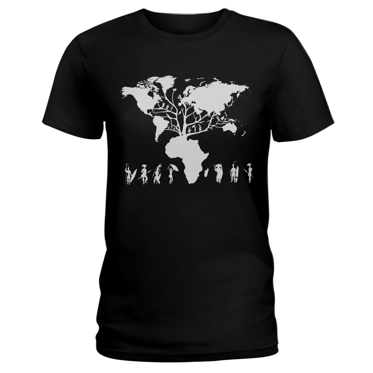 Root African Shirt Ez15 1809 Ladies T-Shirt