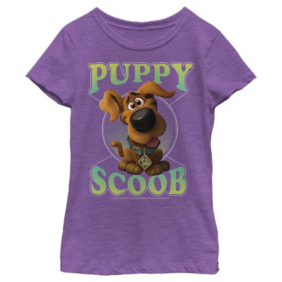 Scooby Doo Girl’s Puppy Circle  T Shirt