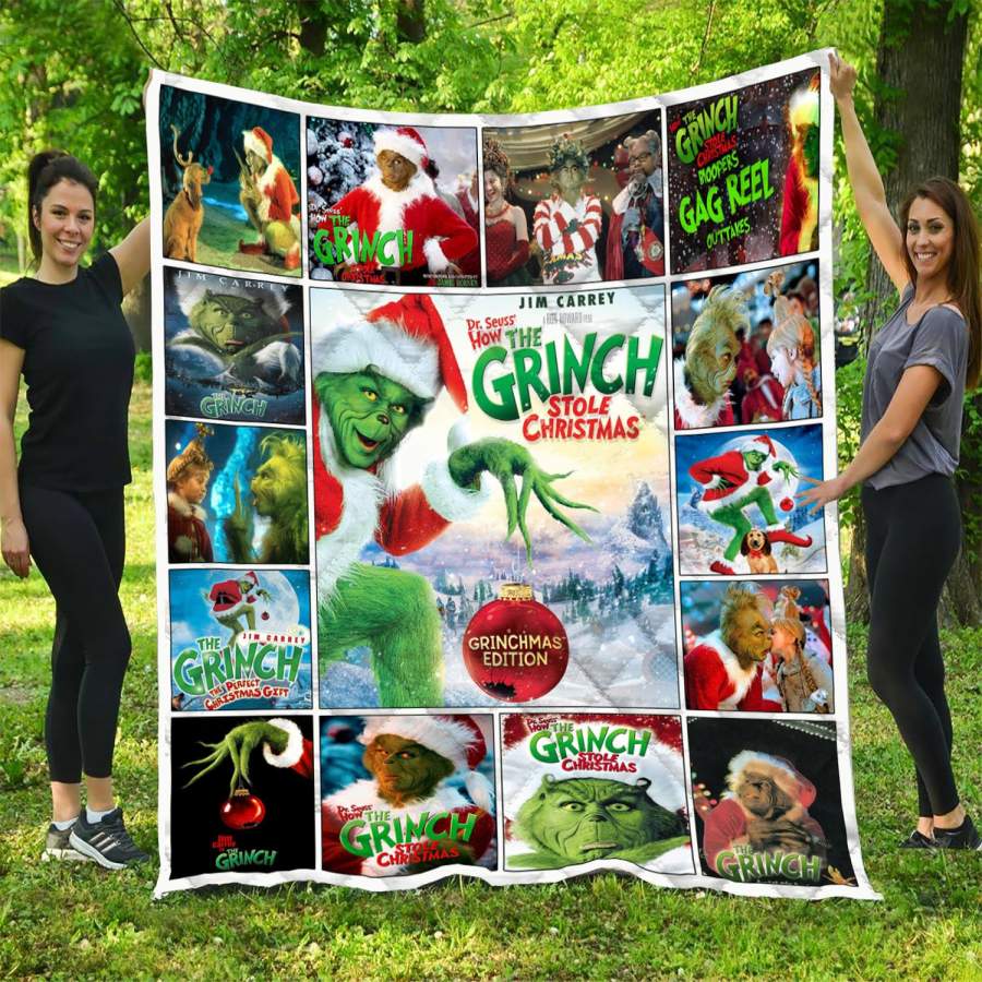 How The Grinch Stole Christmas – Quilt Blanket Christmas Gift Ideas