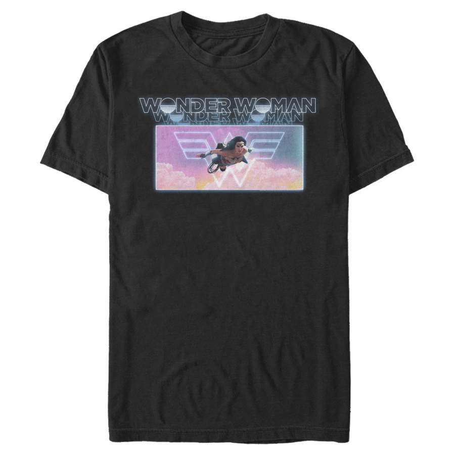 Wonder Woman 1984 Men’s Fly in the Clouds  T-Shirt