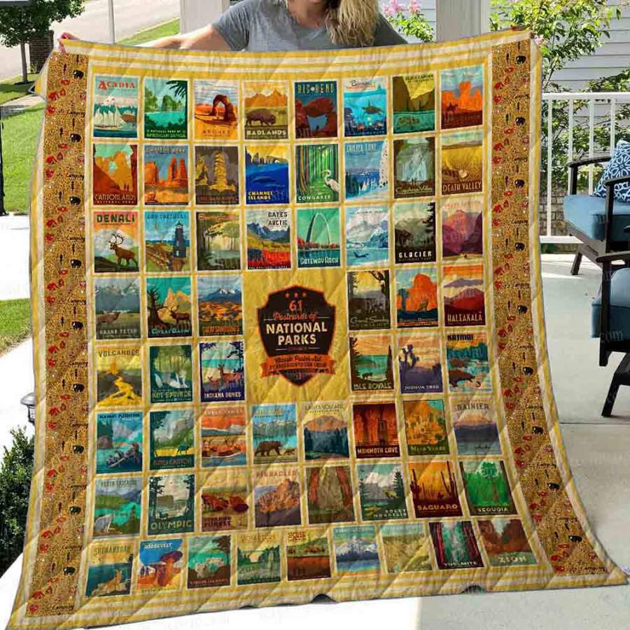 National Park Blanket – Bedding Gift Gsge