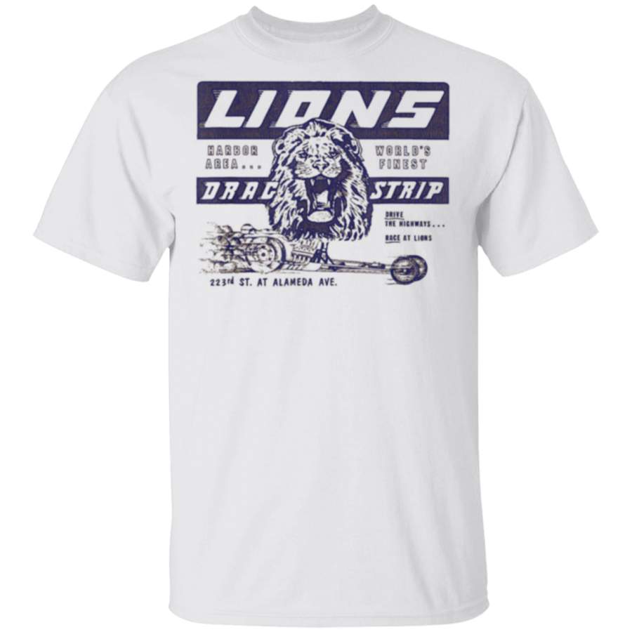 Lions Drag Strip Cars T-Shirt