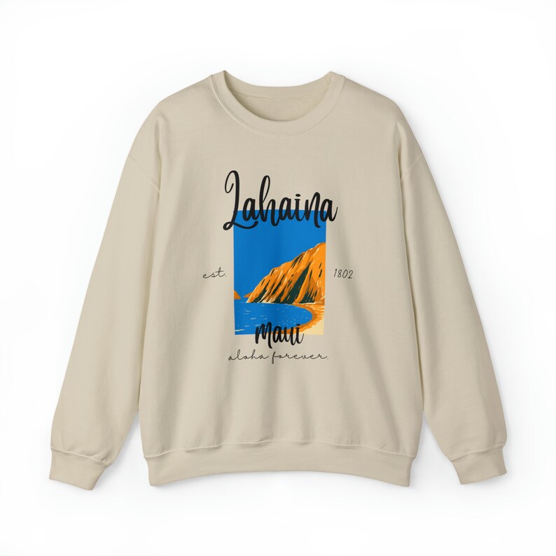 Lahaina Maui Hawaii Sweatshirt, Lahaina Memories, Lahaina Strong, Destination Shirt, City Shirt, Hawaii Souvenir, Maui Souvenir Sws2075