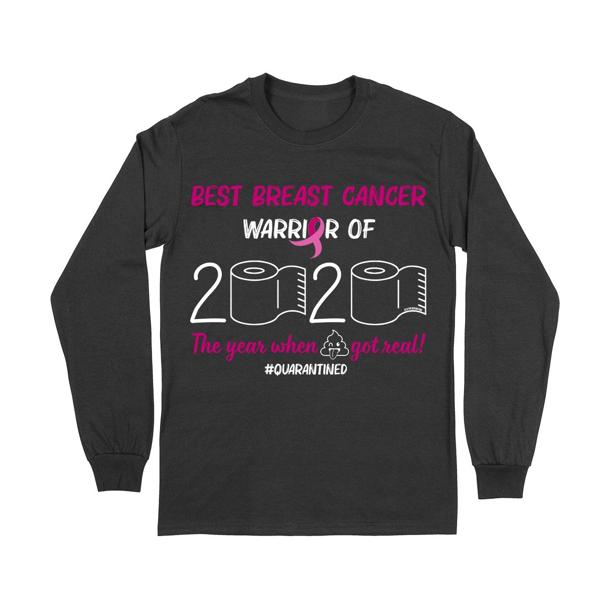 Breast Cancer Awareness Best Warrior 2020 Ez01 Long Sleeve T-Shirt