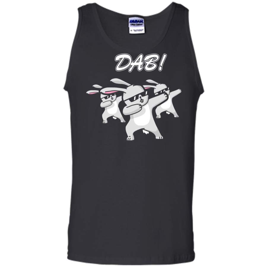 Dabbing Hip Hop Bunny Easter Shirt Dab Rabbit Dance Gift Tank Top