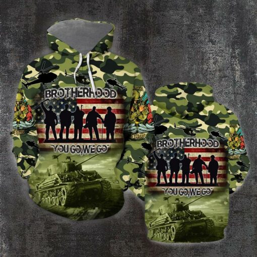 Thanks For Your Brave Veteran 3D All Over Print Shirts For Men & Women, Happy Veteran Memorial 3D Shirts, Veteran Day