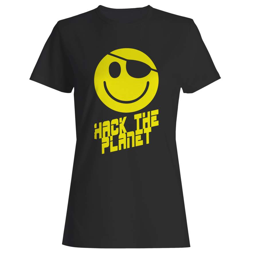 Hackers Movie Hack The Planet Woman’s T-Shirt