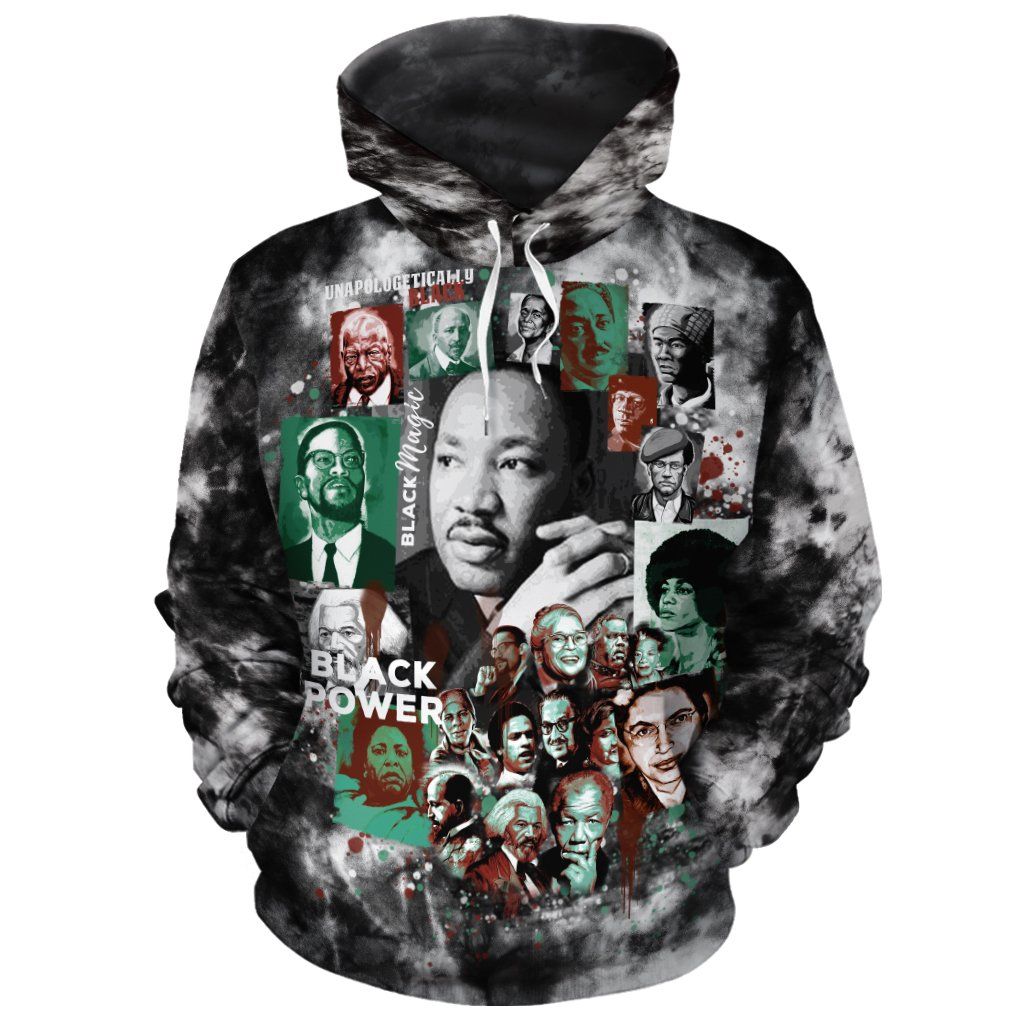 Vintage Mosquitohead Civil Rights Leaders All-over Hoodie