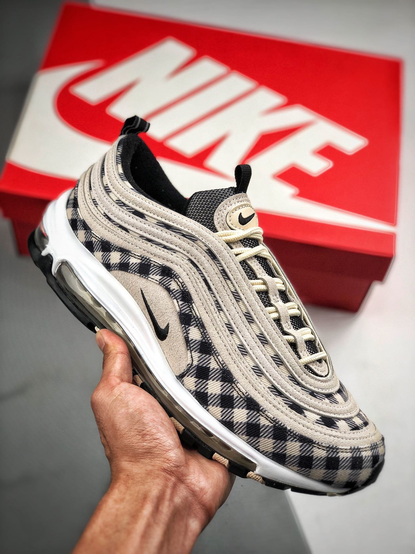 Nike Air Max 97 Premium Tartan 312834-201 5339590