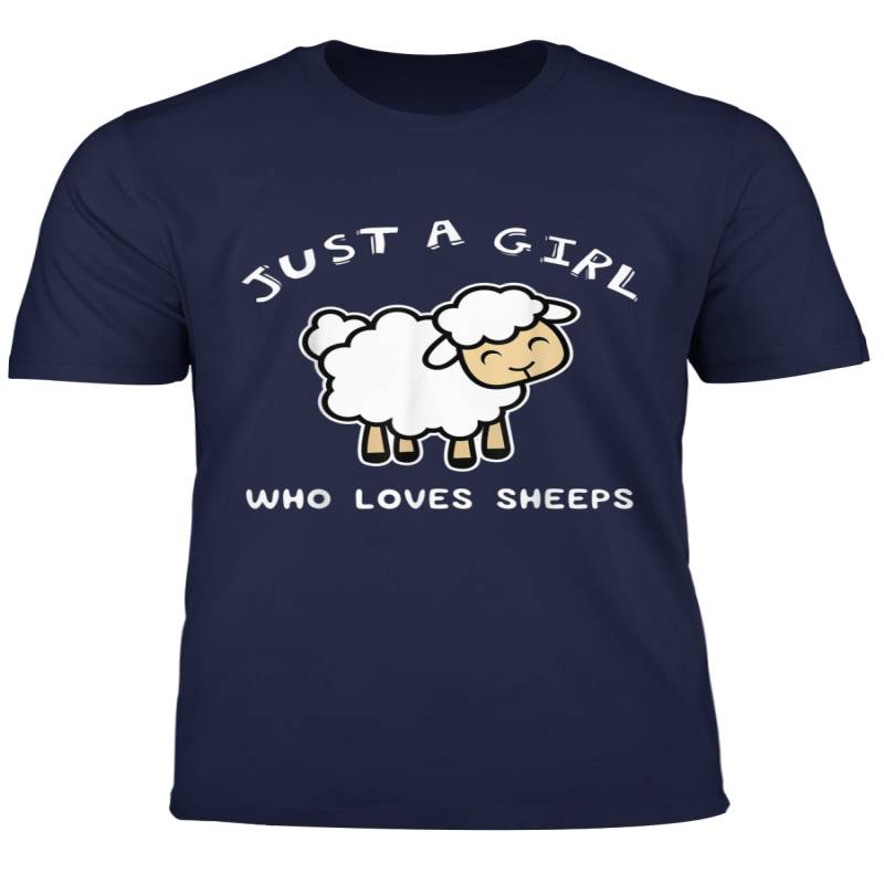 Just A Girl Who Loves Sheep Shirt Sheep Tee Farm Shirt