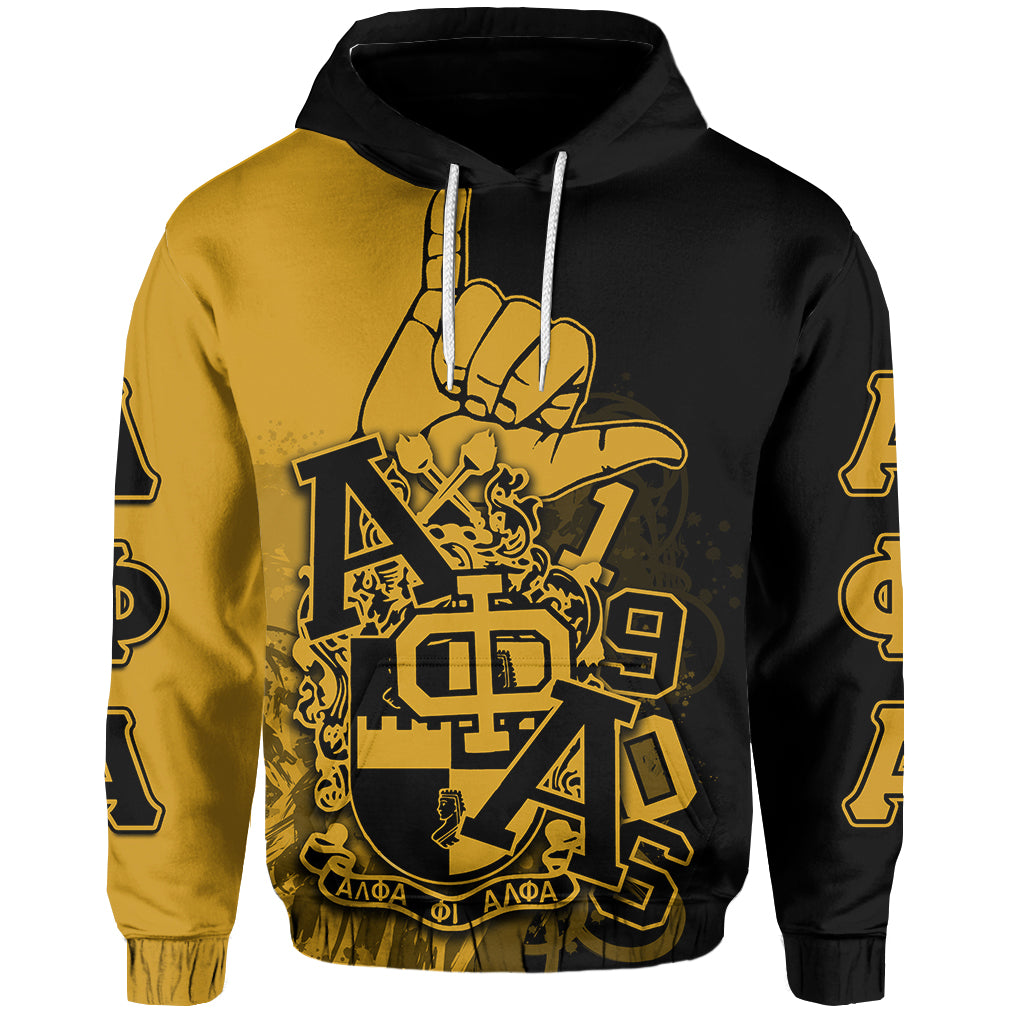 Alpha Phi Alpha Hoodie Crest Lt6