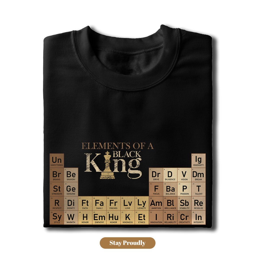 Elements Of A Black King T-Shirt