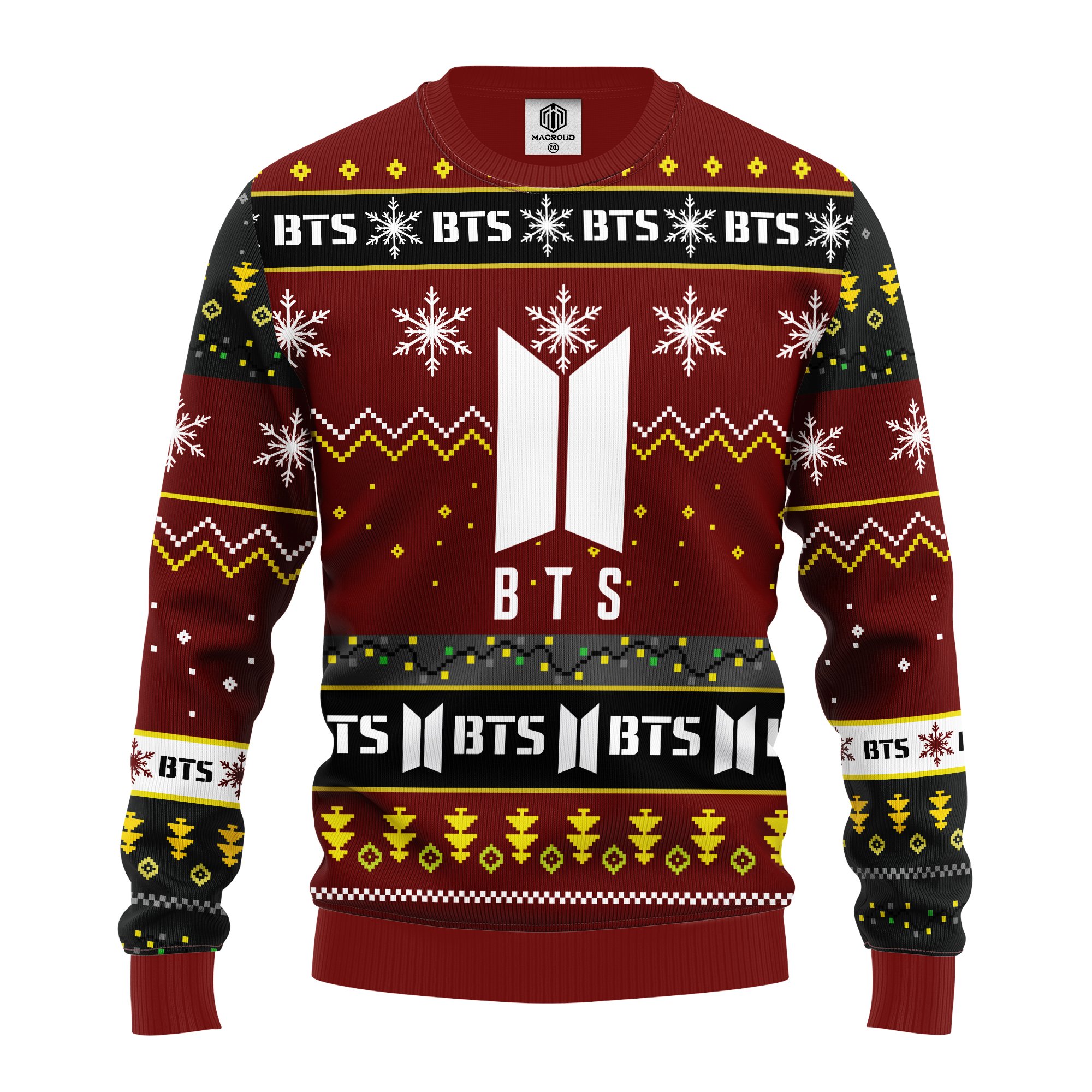 bts ugly christmas sweater red brown 1 – Amazing Gift idea – thanksgiving gift