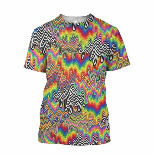 Colorful Trips Hippie 3D All Over Printed Shirt For Hippie Lovers, Hippie Style 3D Shirts, Gift For Men And Women