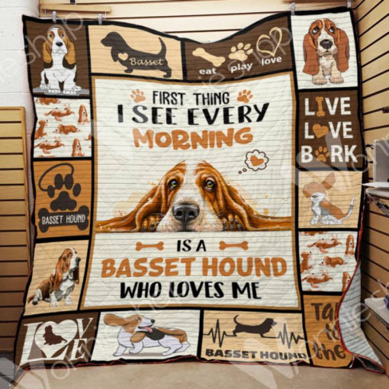 Basset Hound Dog Blanket NOV1903 95O47