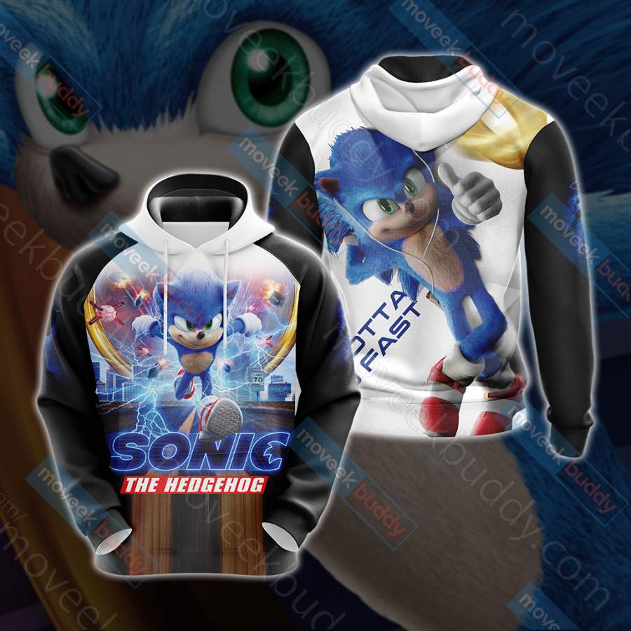 Sonic the Hedgehog (2020) All-over print unisex pullover hoodie