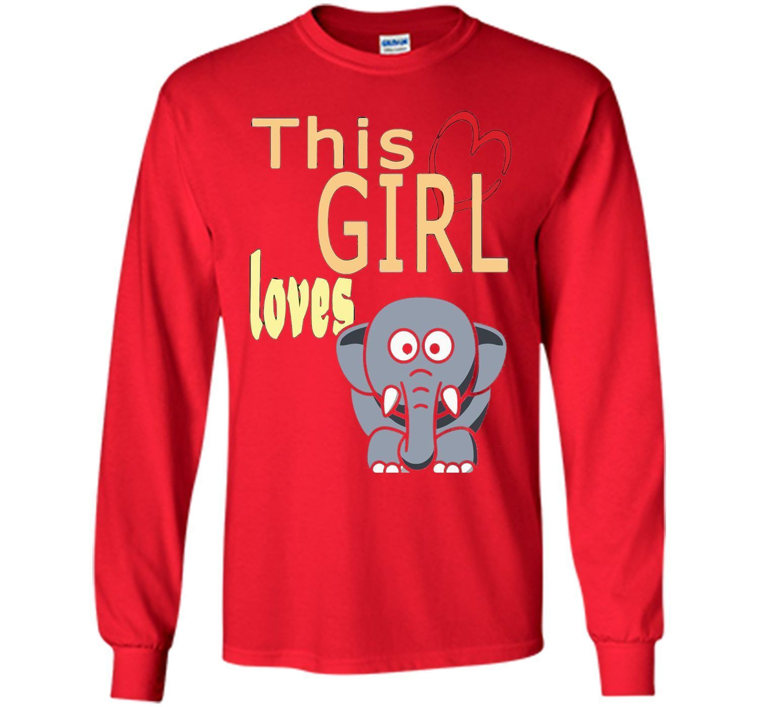 This Girl Loves Elephants Shirt