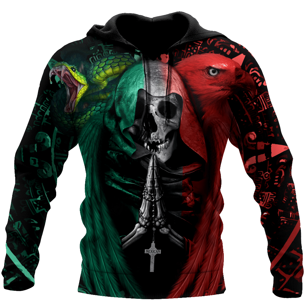 Mexican Aztec Skull 3D All Over Printed Shirts For Men And Women Dqb07222006