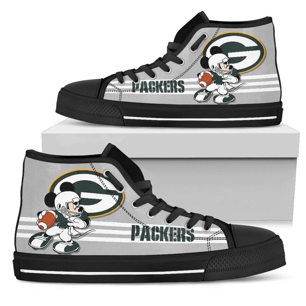 Green Bay Packers Sneakers High Top Shoes Fan Gift Pt19