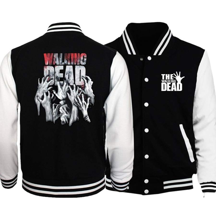 The Walking Dead Men Women Unisex Hoodies Sweatshirt Fitness Baseball Jackets Fashion Brand Tracksuits