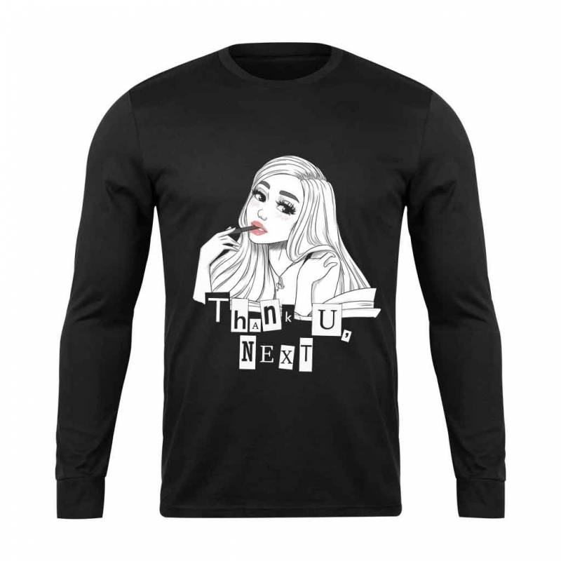 Ariana Grande Thank You Next Art Long Sleeve T-Shirt