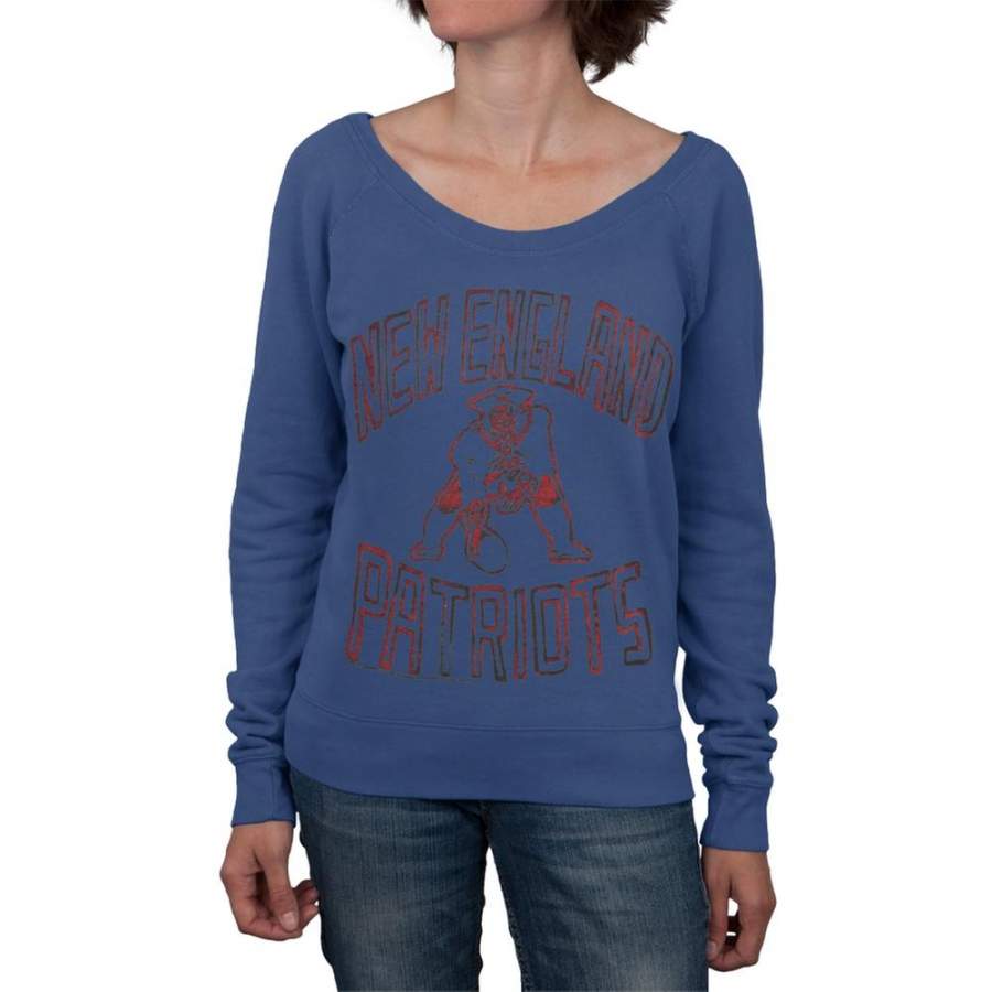 New England Patriots – Logo Off Shoulder Juniors Sweatshirt