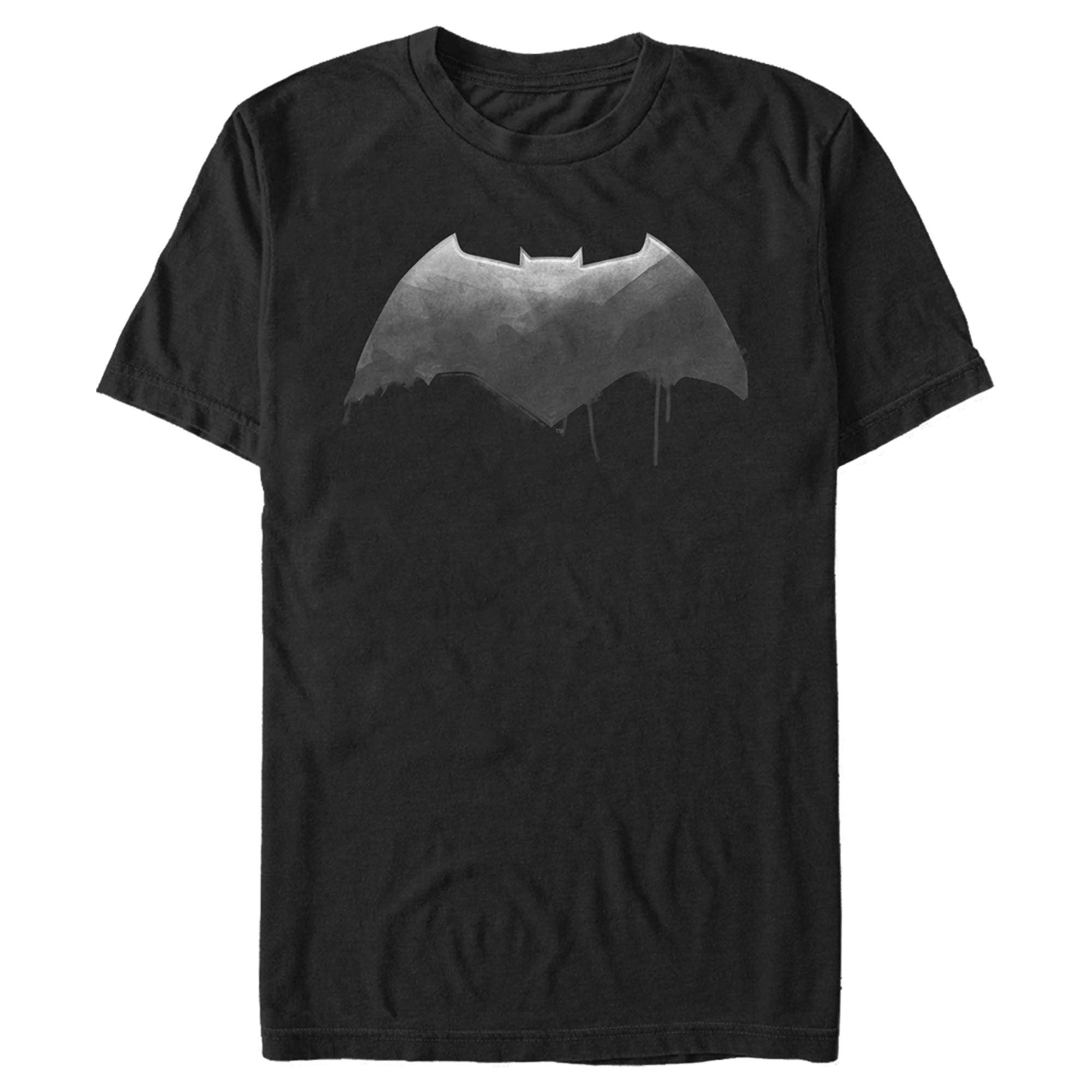 Zack Snyder Justice League Men’S Batman Silver Logo  T-Shirt