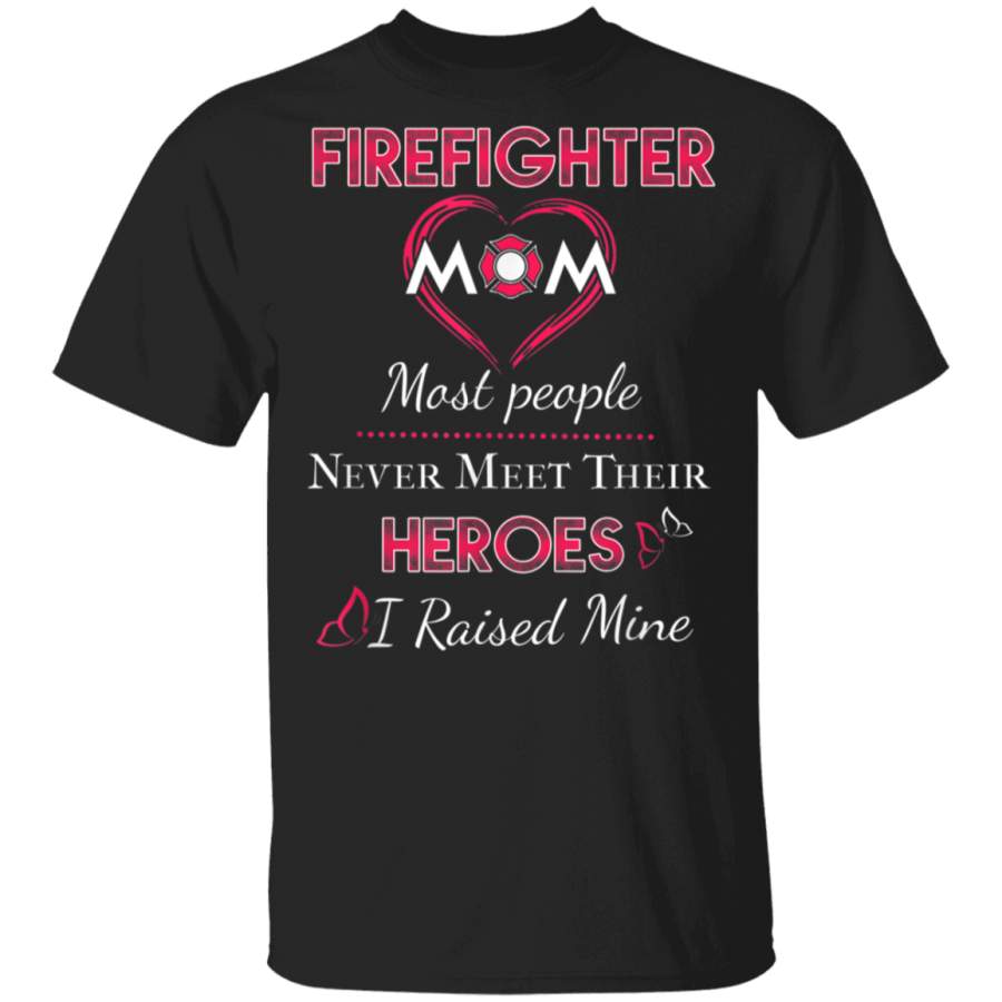 Firefighter Mom Firemen Proud Moms Mothers Day Gift Design TShirt