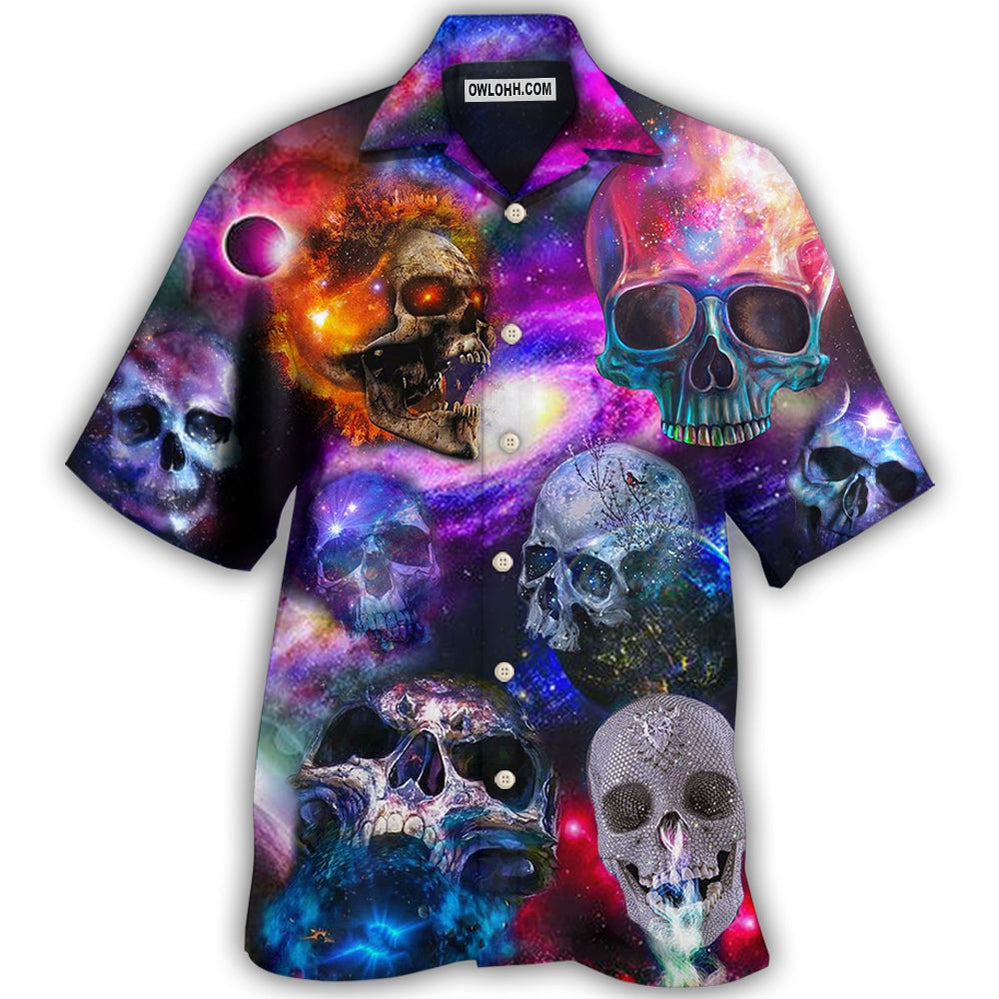 Skull So Amazing Galaxy Style Hawaii Shirt Ha42293