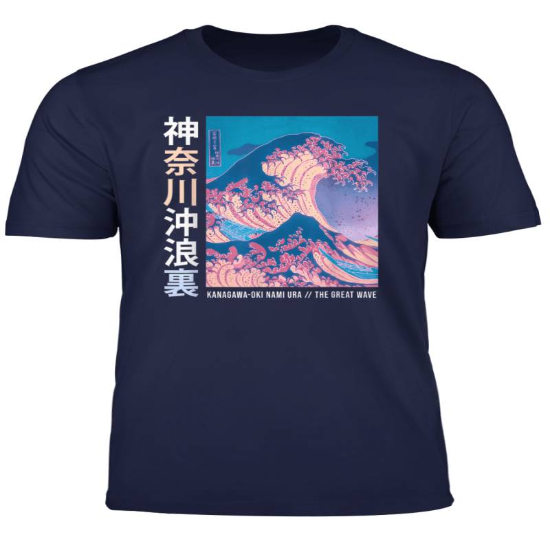 Japanese Wave Vintage Streetwear Aesthetic Trendy Graphic T Shirt