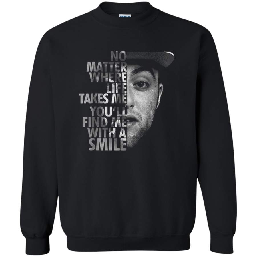 AGR Mac-Miller No matter where with a smile Sweatshirt