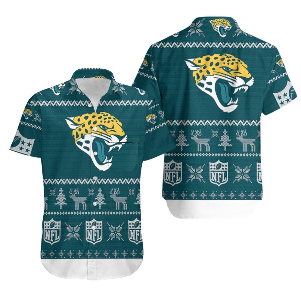 Beach Shirt Jacksonville Jaguars Ugly Sweatshirt Christmas 3D Hawaiian Shirt