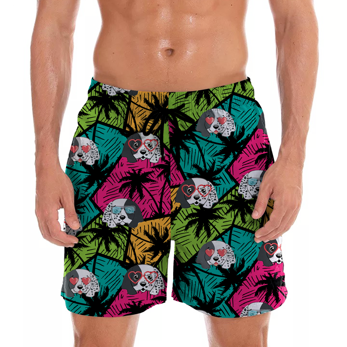 English Setter Aloha Hawaii Shorts Ha28873