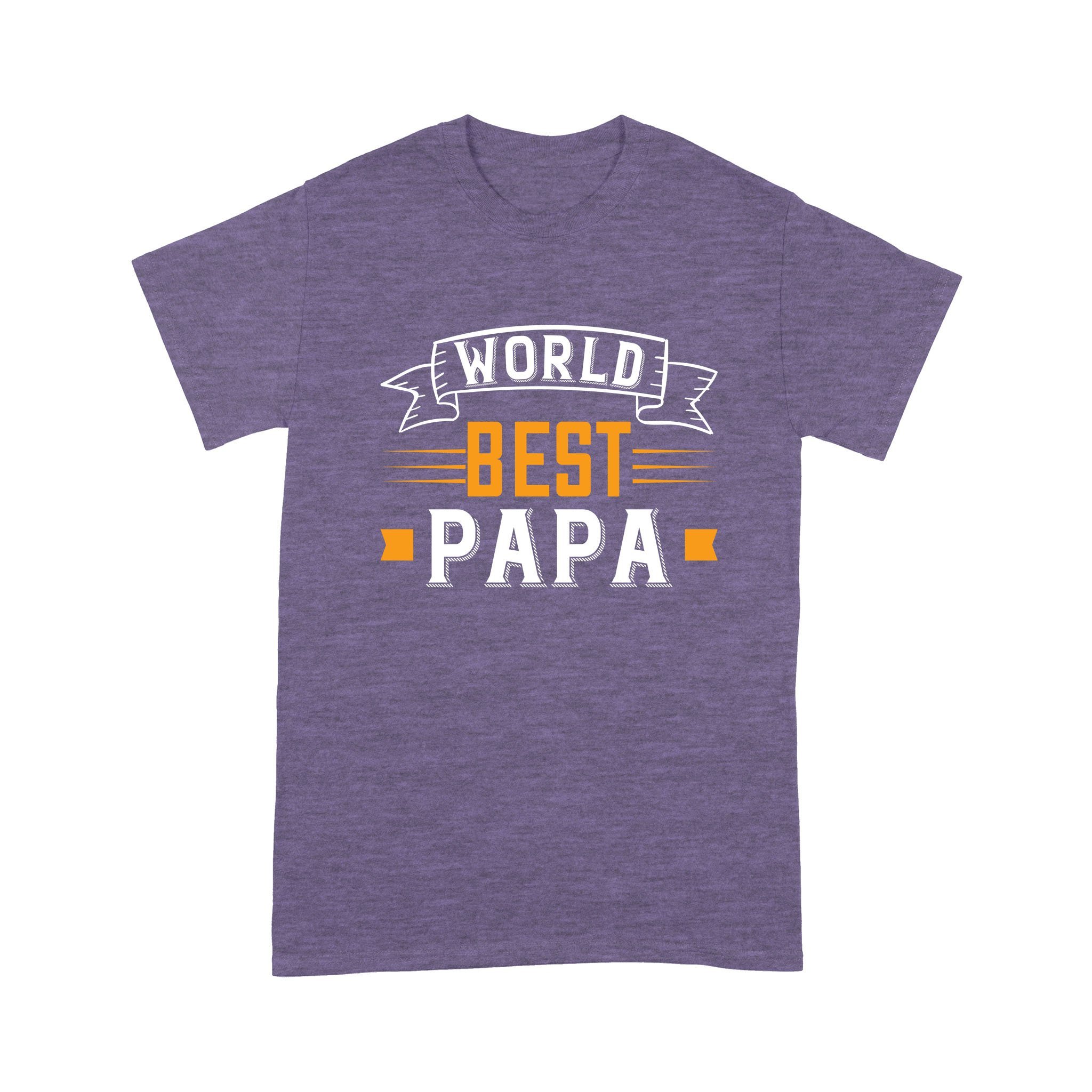 Cool Men’s Graphic T-Shirts, Personalized Father’s Day Gift For Husband, World Best Papa Comfort T-Shirt
