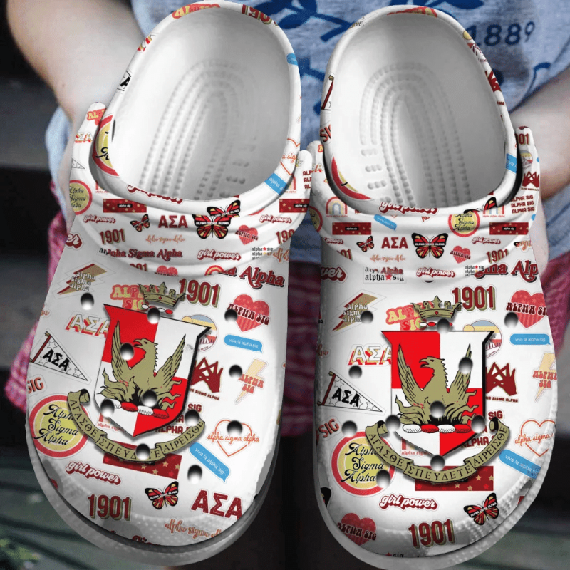 Alpha Sigma Alpha Classic Clogs Shoes