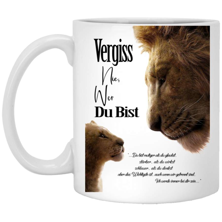 Vergiss Nie, Wer Du Bist – LION MUG