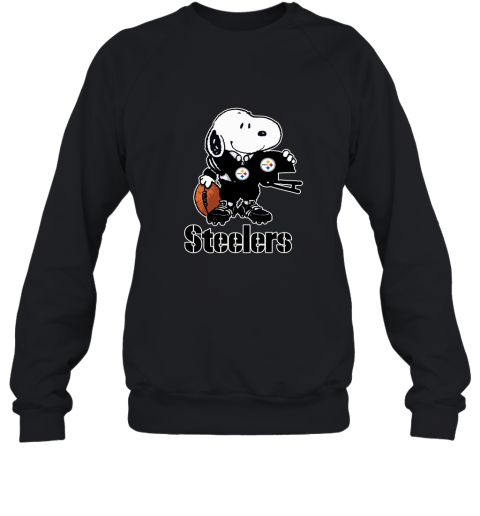 Snoopy A Strong And Proud Pittsburgh Steelers Player 2D Sweatshirt