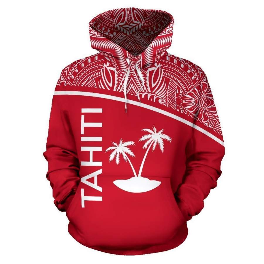 Tahiti All Over Hoodie – Polynesia Curve Style NVD1216