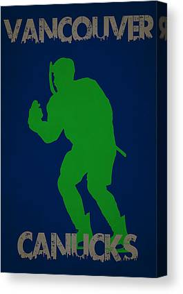 30 Vancouver Canucks Joe Hamilton Canvas Print