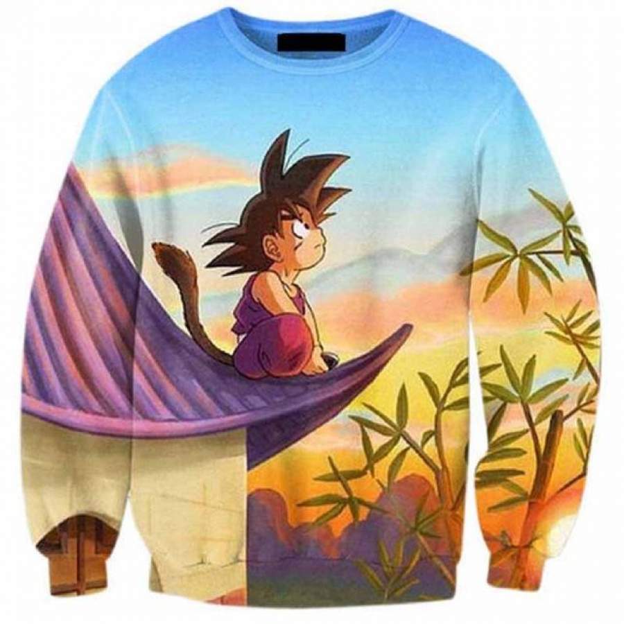 Cloudstyle Dragon Ball Super 3d Anime Sweatshirt Men Goku Ultra Instinct 3d Print Pullover Top 6628