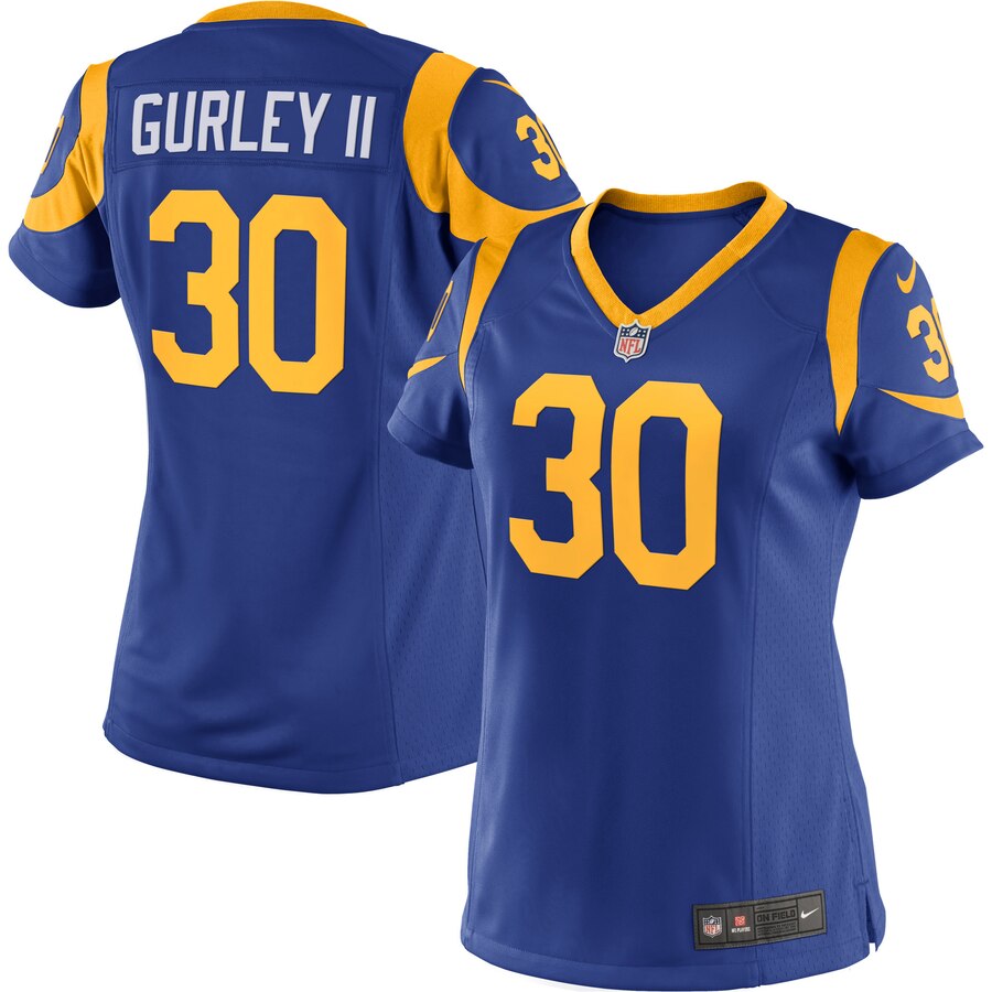 Todd Gurley Ii Los Angeles Rams Nike Womens Game Player Jersey – Royal