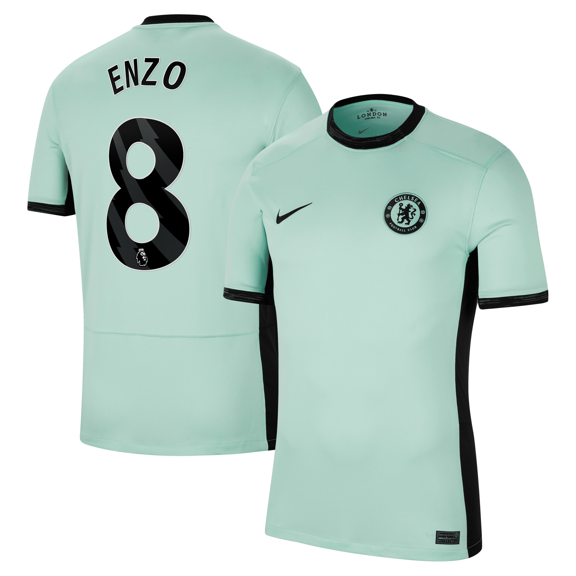 Enzo Fernández Chelsea 2023/24 Third Stadium Replica Player Jersey – Mint