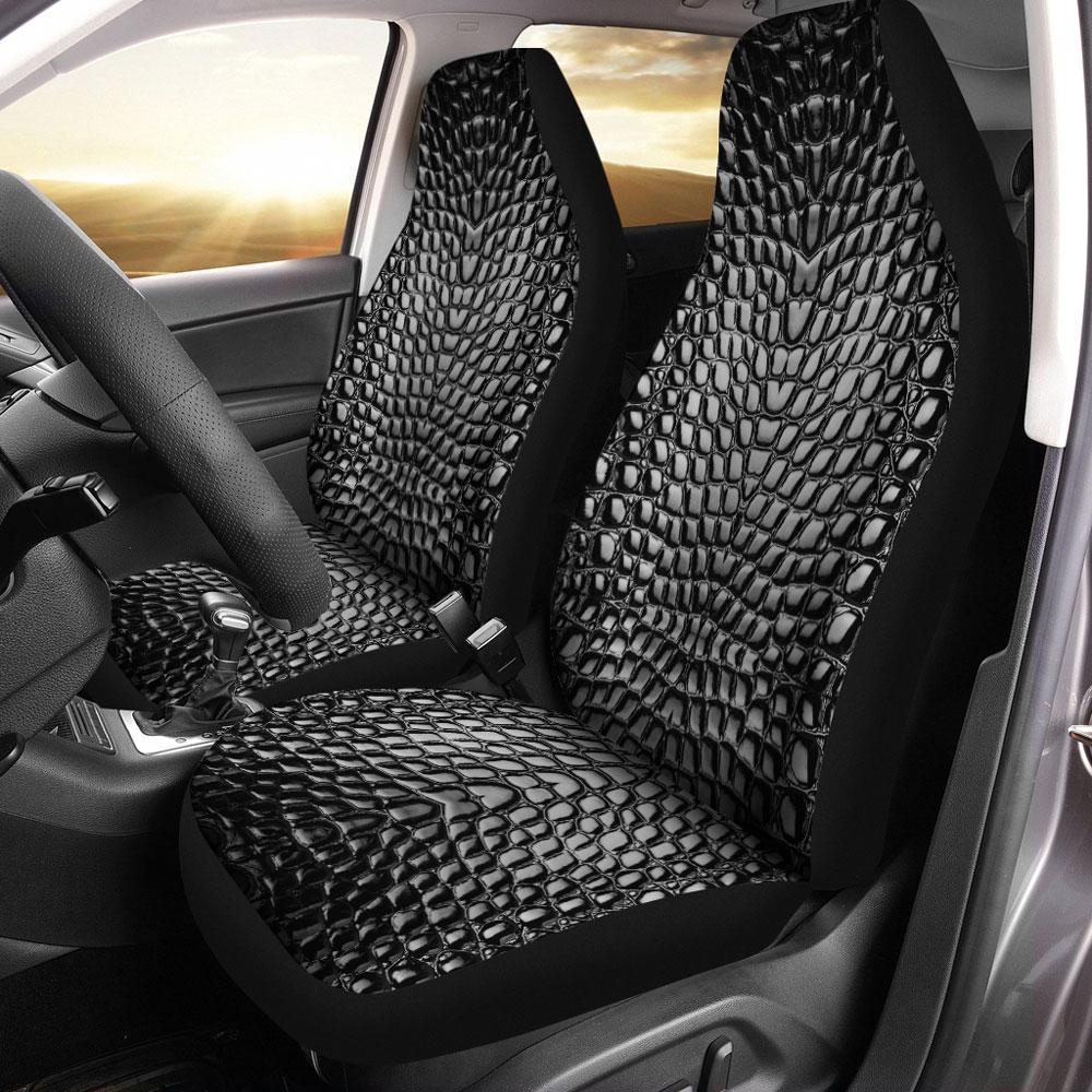 Crocodile Car Seat Covers Printed Skin Funny Alligator Car Accessories