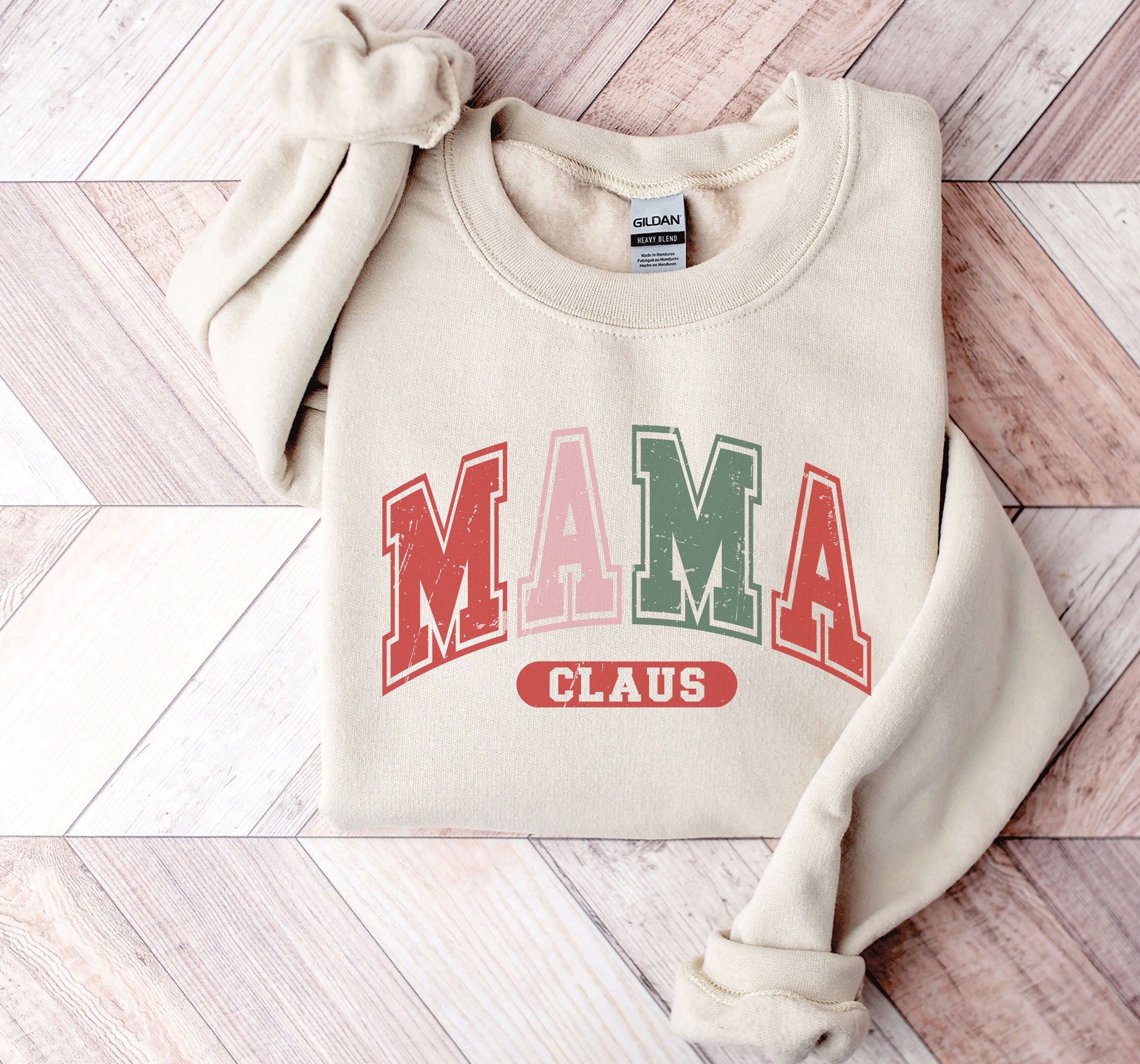 Mama Claus Christmas Sweatshirt, Christmas Mama Gift, Holiday sweatshirt, Christmas Mama Sweatshirt, iprintasty Christmas, Xmas Christmas