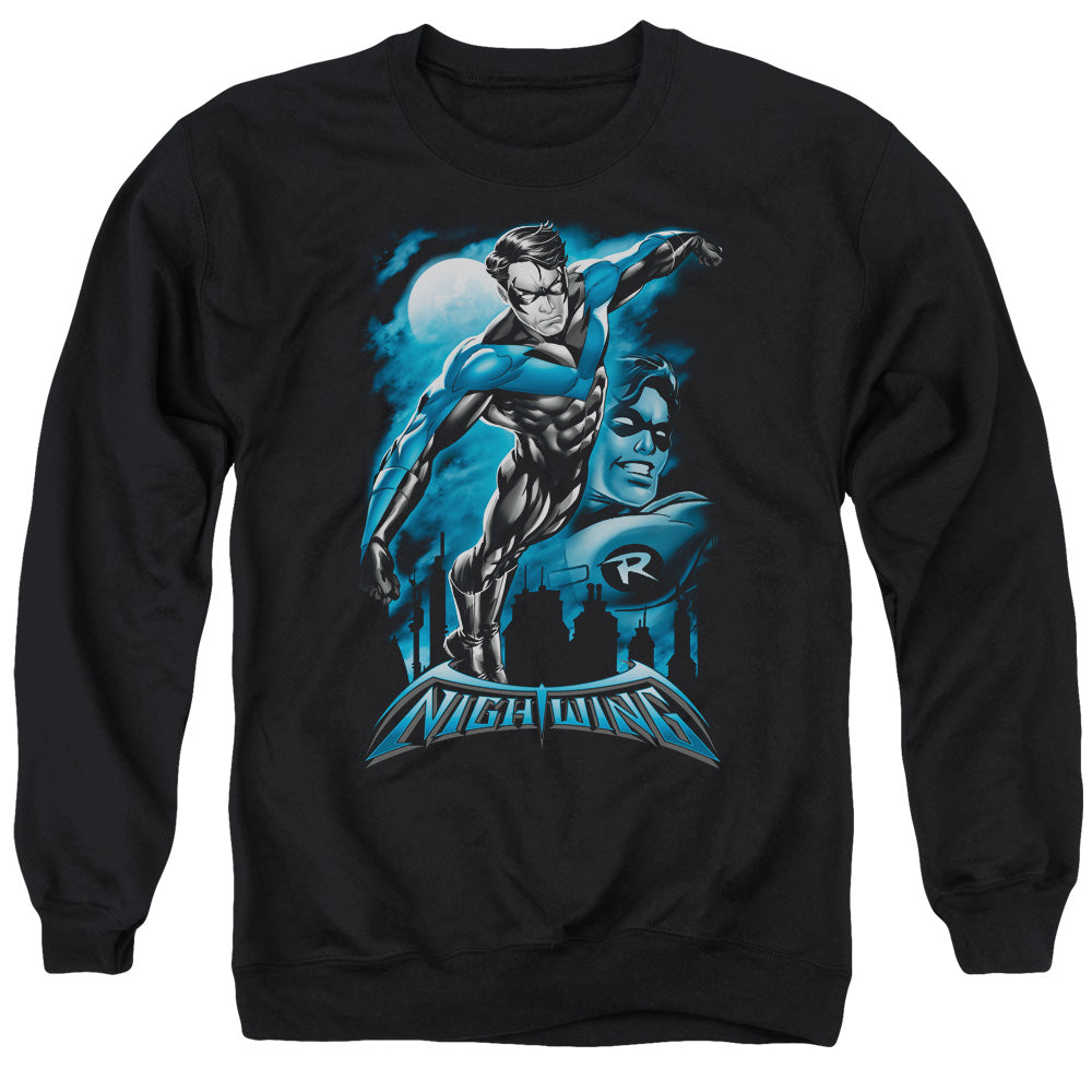 Batman All Grown Up Mens Crewneck Sweatshirt Black