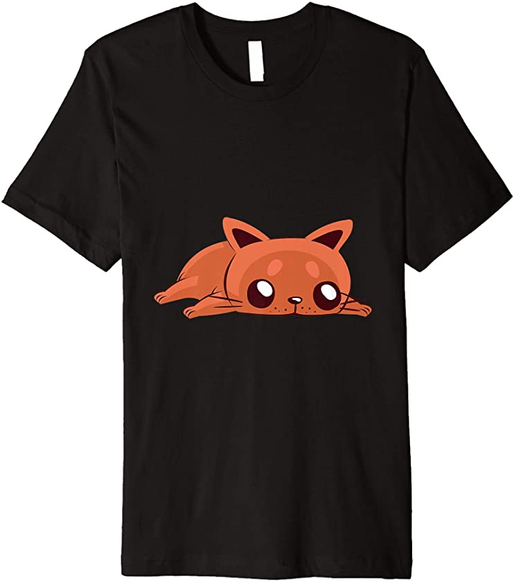 sleeping Tired kitten gifts motifs Premium T-Shirt