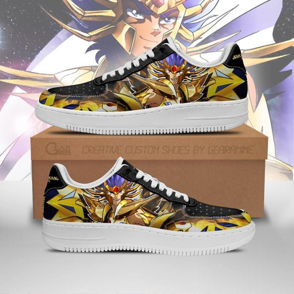 Deathmask Uniform Saint Seiya Air Force Shoes Sneakers Custom Anime